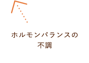 ホルモンバランスの不調